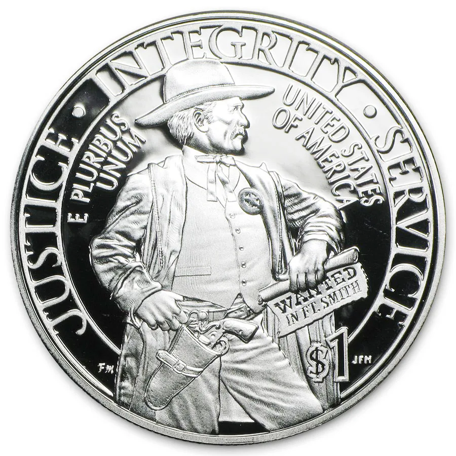 2015-P U.S. Marshals Service $1 Silver Comm Proof (w/Box & COA) - Image 3