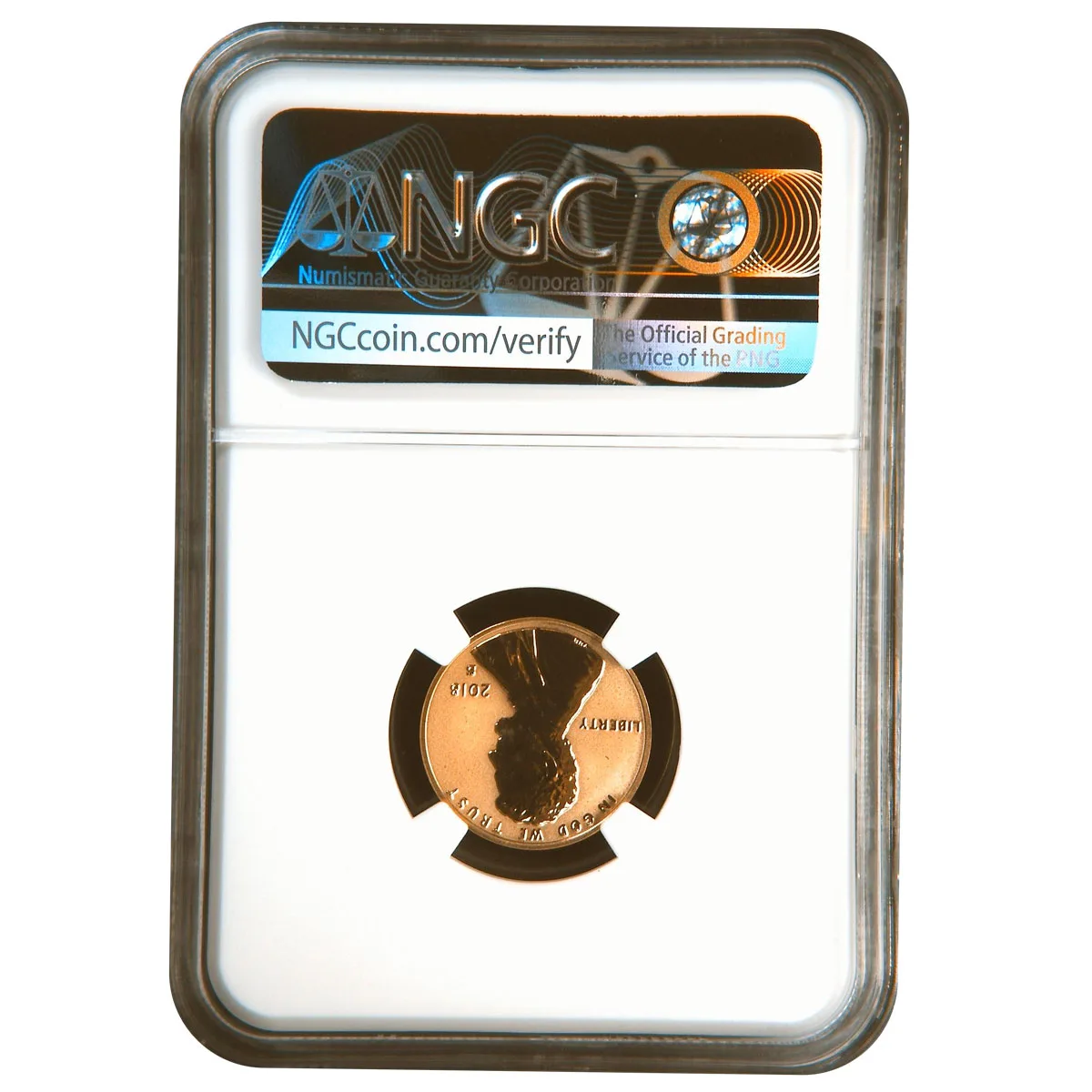 2018-S 1C Lincoln Cent NGC PF70 RD Reverse Proof - Image 2