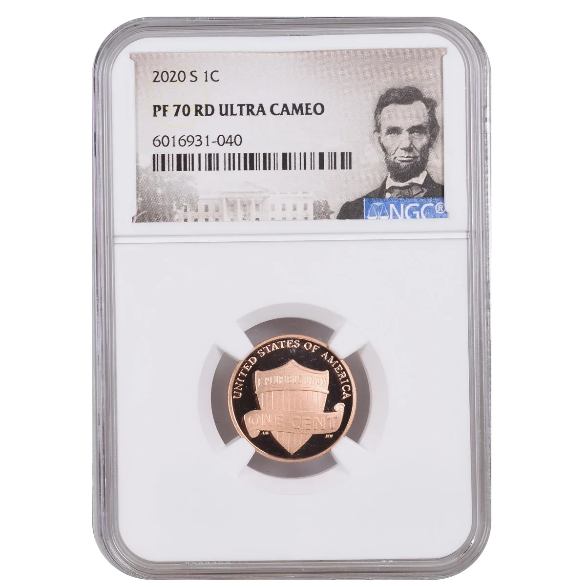 2020-S 1C Lincoln Cent NGC PR 70 RD Ultra Cameo