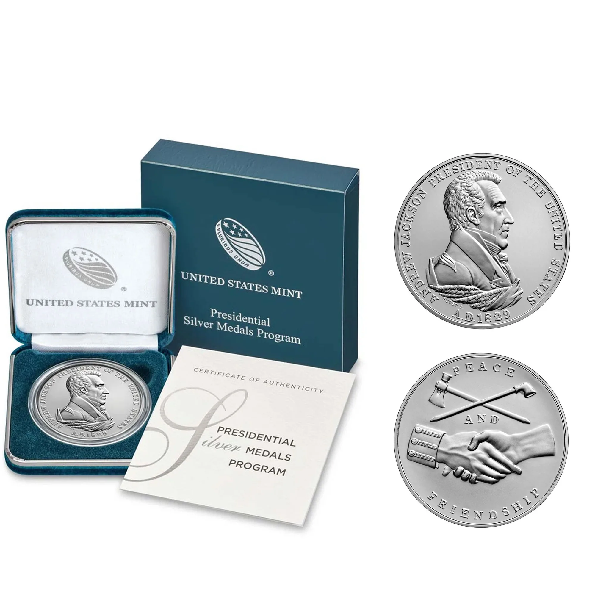 2020 Andrew Jackson Presidential Silver Medal