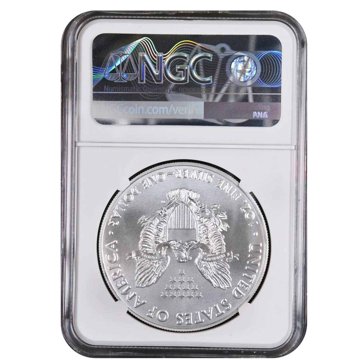2021 $1 T-1 American Silver Eagle NGC MS70 Treasures Choice - Image 2