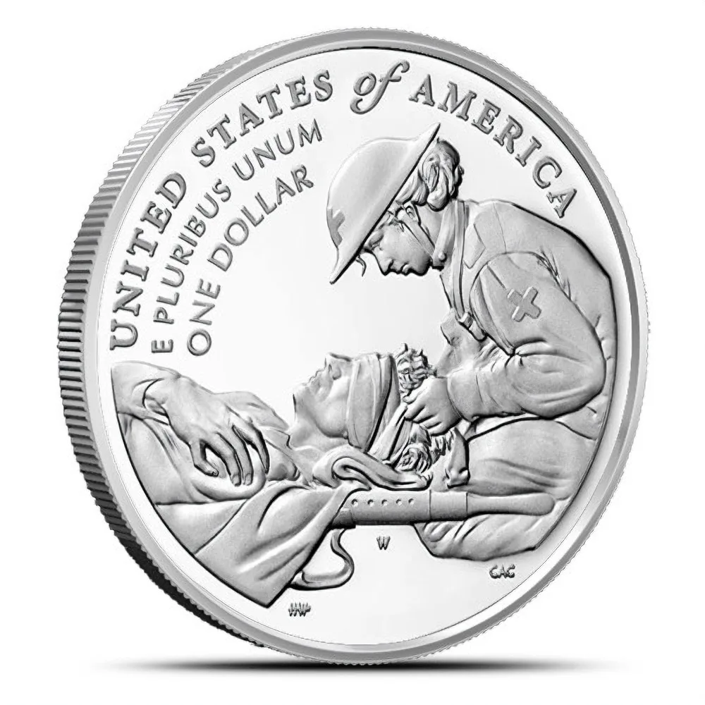 2022 National Purple Heart Hall of Honor Silver- Colorized - Image 3