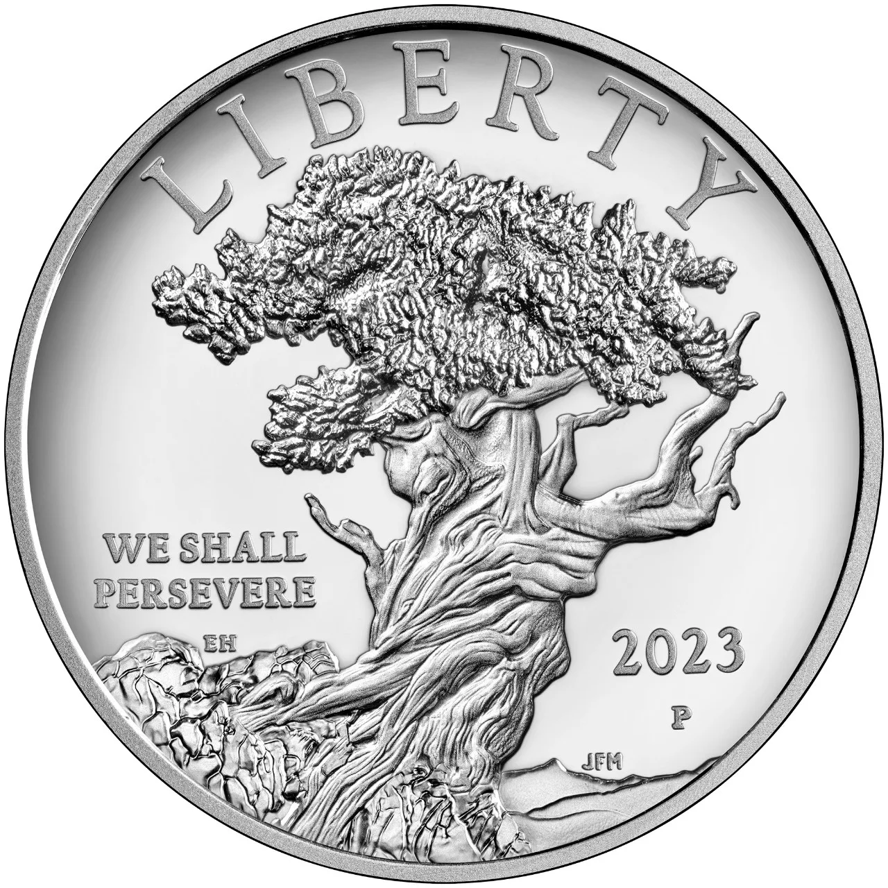 2023-P 1 oz Proof American Liberty Silver Medal (Box & COA)