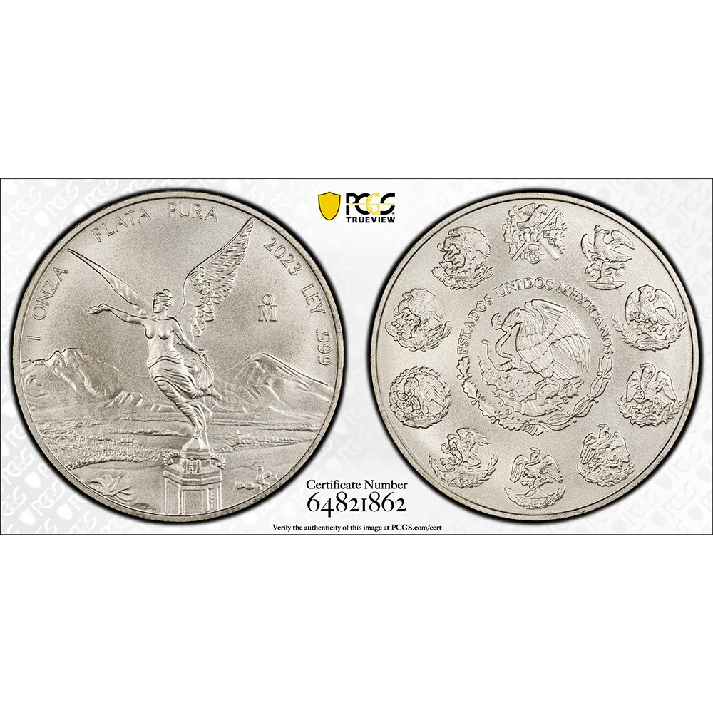 2023 Mexico 1 oz Silver Libertad PCGS MS 69