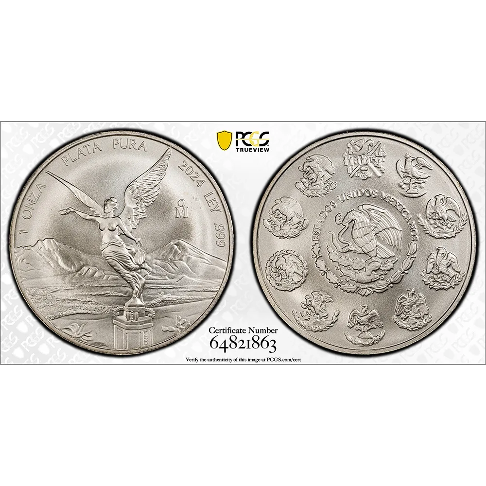 2024 Mexico 1 oz Silver Libertad PCGS MS 69