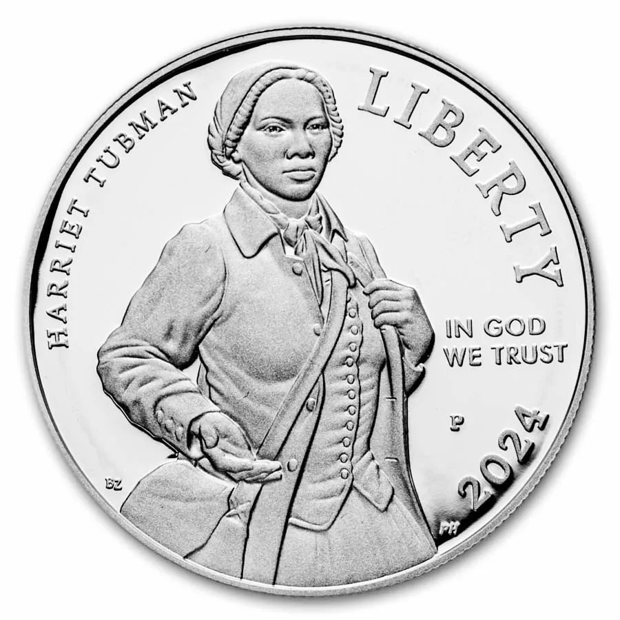 2024-P Harriet Tubman $1 Silver Proof (w/Box & COA) - Image 2