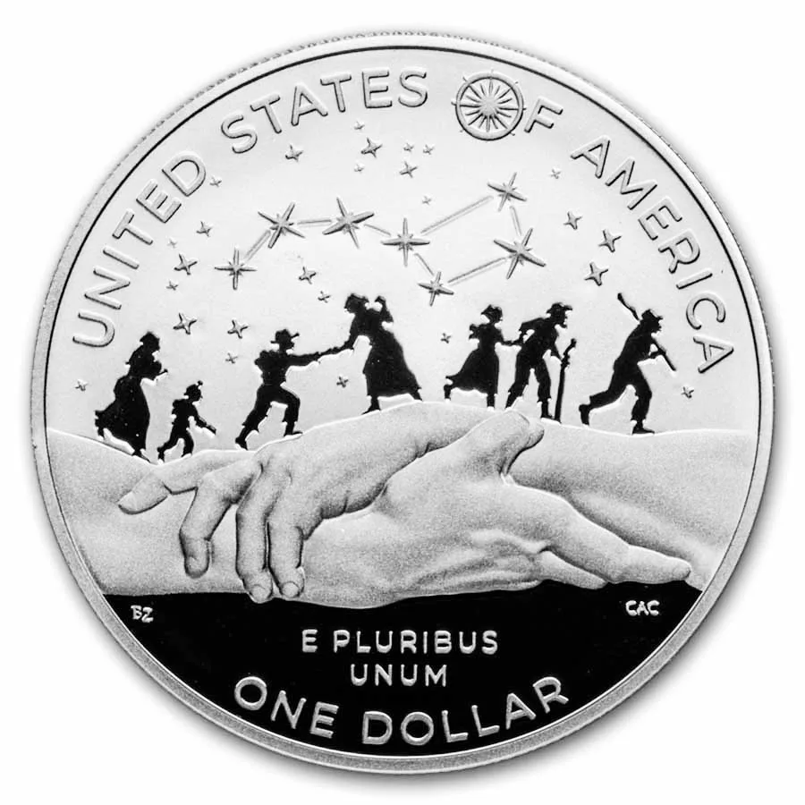2024-P Harriet Tubman $1 Silver Proof (w/Box & COA) - Image 3