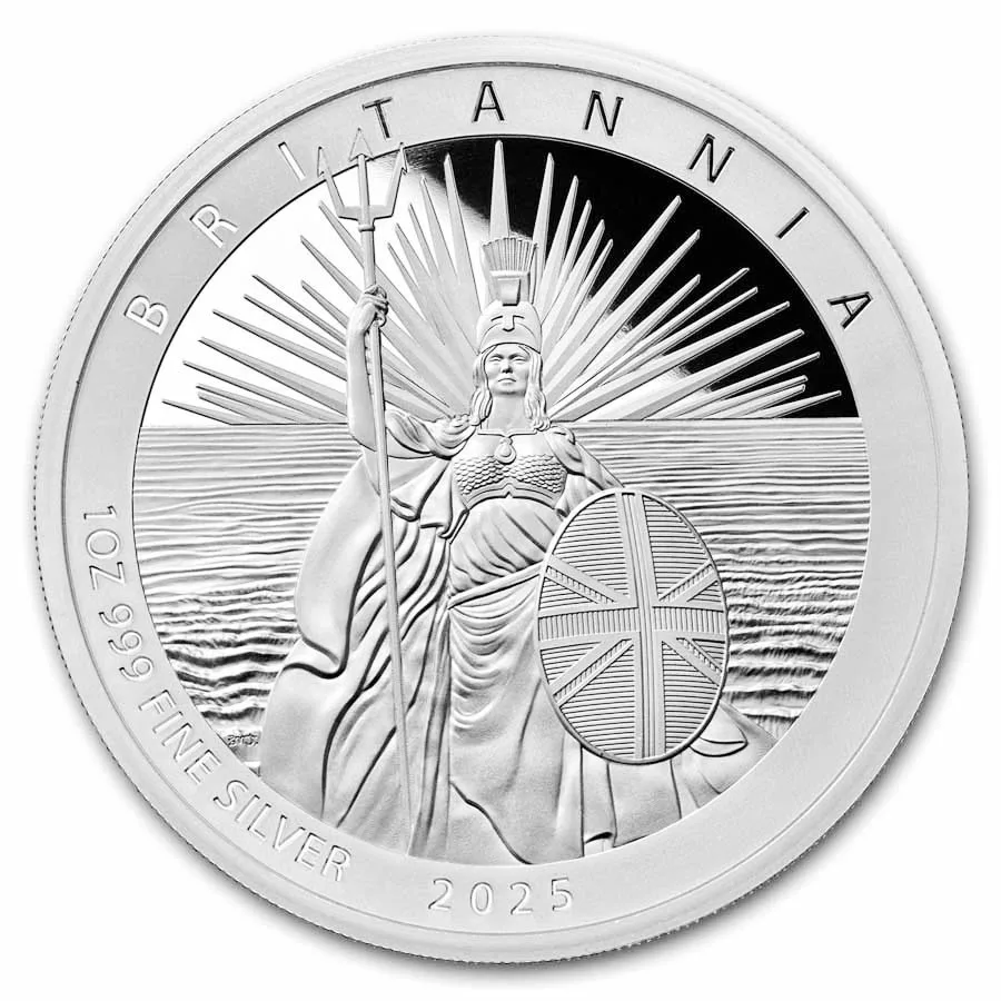 2025 Great Britain 1 oz Silver Britannia Proof - Image 2