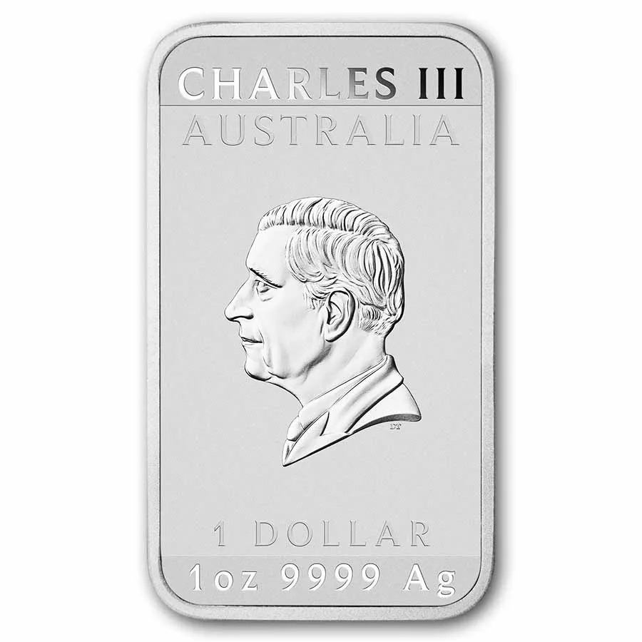 2026 1 oz Australia Dragon .9999 Silver Rectangular Coin - Image 2