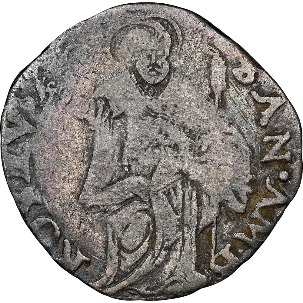 1556-1598 Italy Milan 5 Soldi Philip II NGC VG10