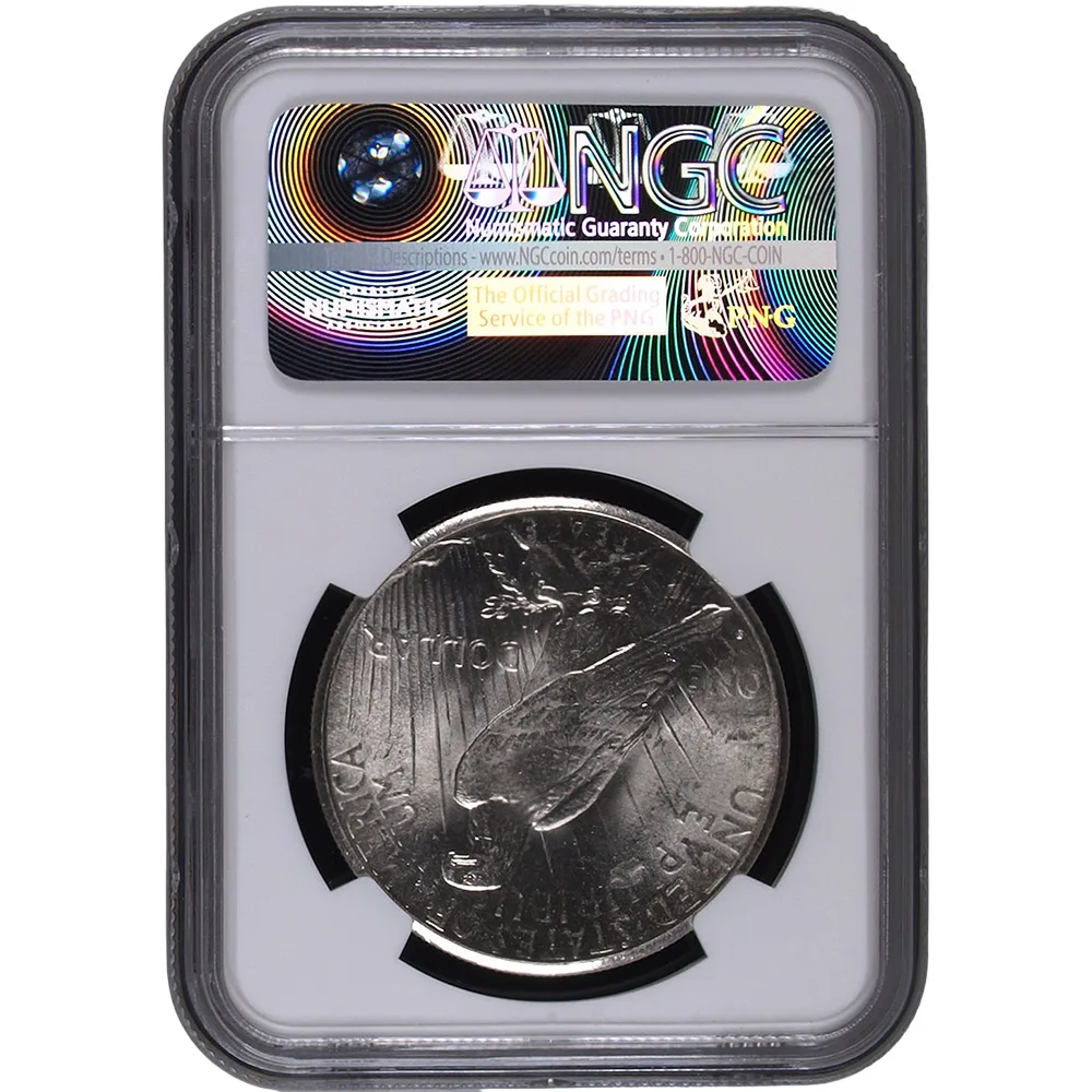 1924-S $1 Peace Dollar NGC MS62