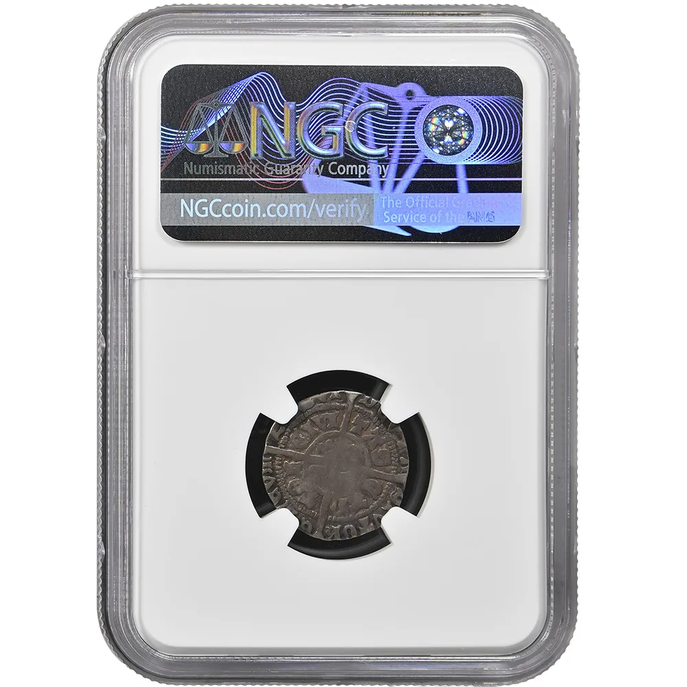 1464-1467 England 2 Pence Canterbury S-2025 Edward IV NGC Clipped