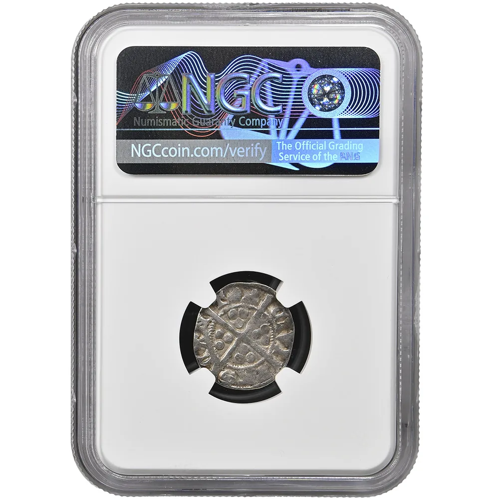 1279-1307 England Penny Canterbury Edward I S-1419 NGC Fine Details