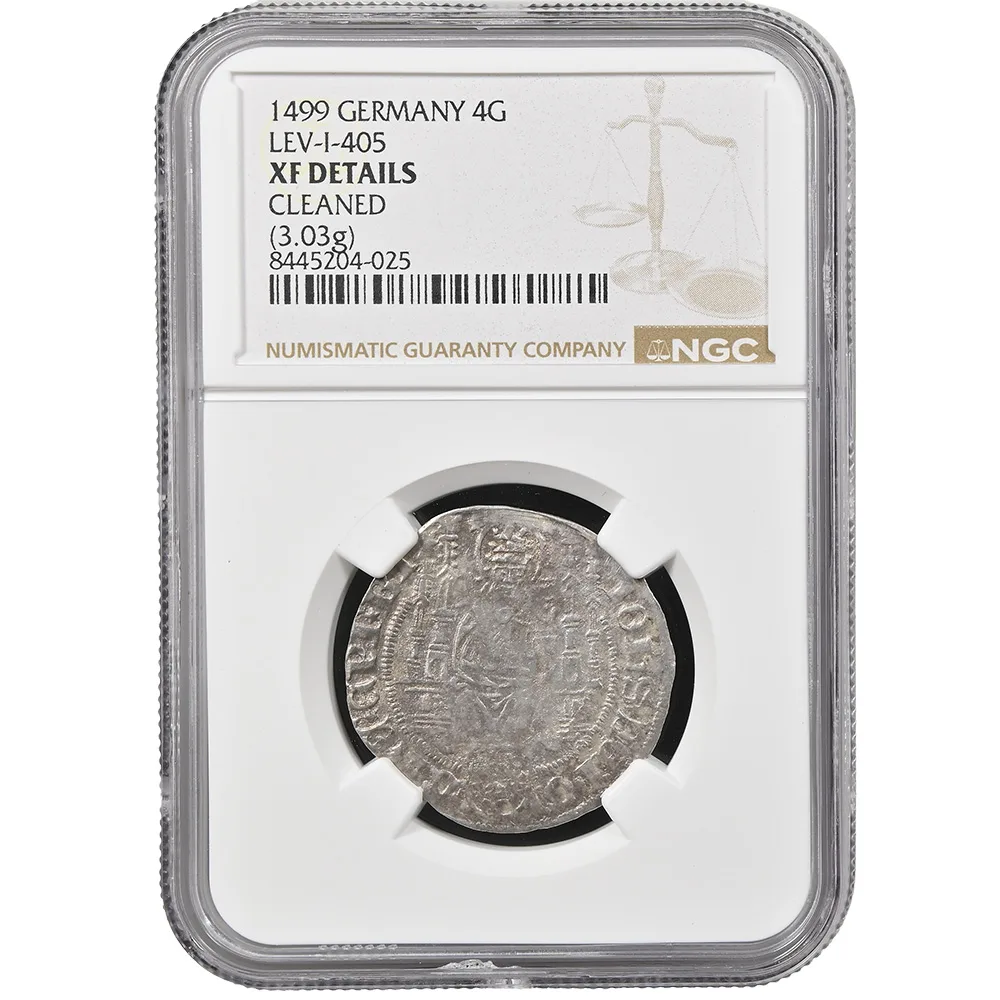 1499 Germany 4 Groschen LEV-I-405 NGC XF Details