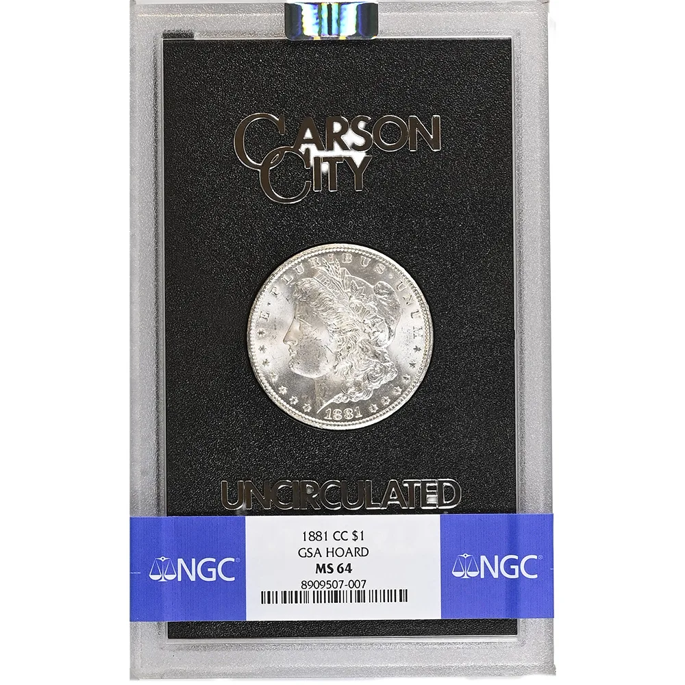 1881-CC GSA Morgan NGC MS 64