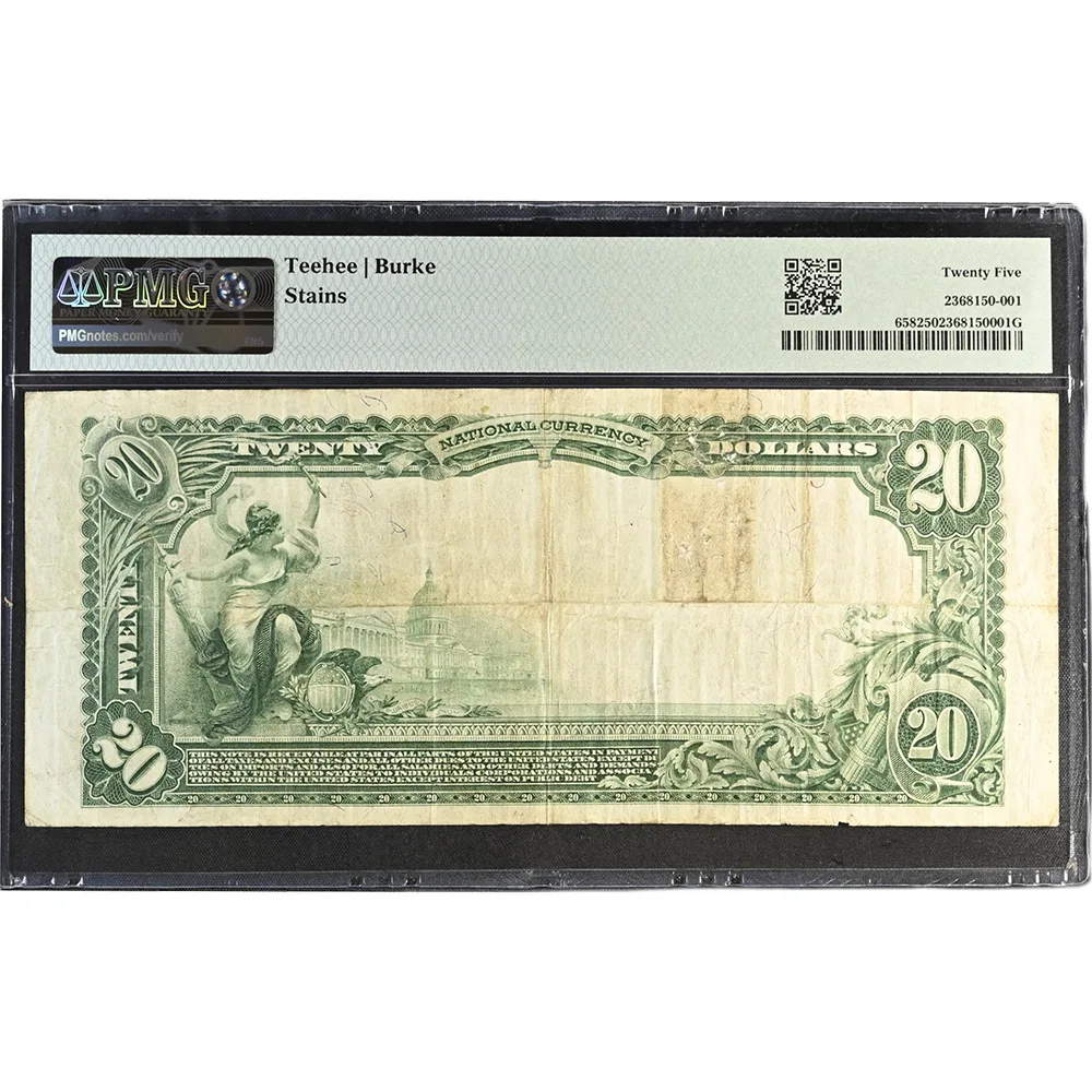 Saint Louis, Missouri – $20 1902 Fr. 658 The State National Bank Ch. # 5172 PMG VF 25