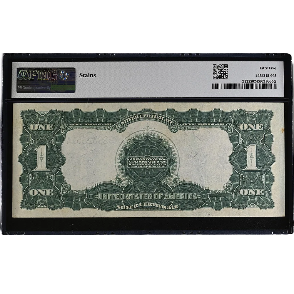 1899 $1 Black Eagle Silver Certificate Fr#233 PMG AU 55