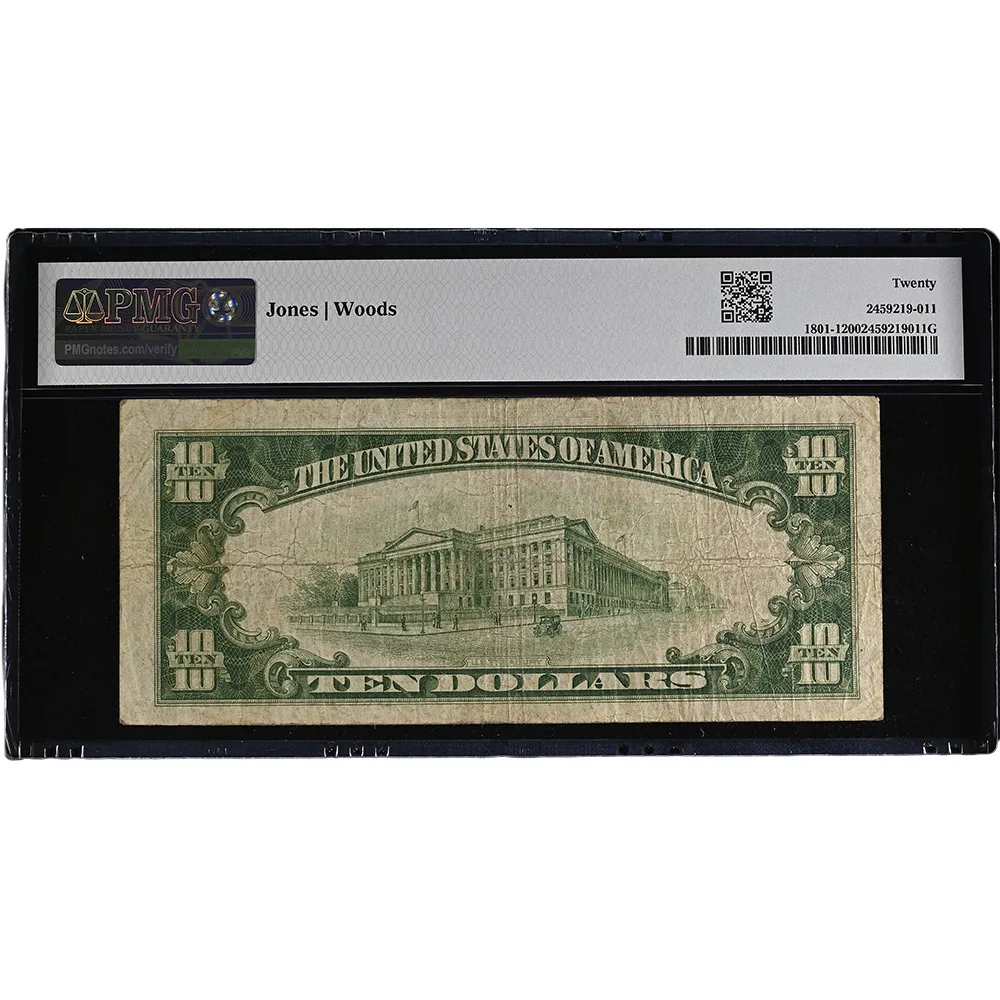 San Diego, California $10 1929 The First National Trust & Saving Bank Ty. 1 Small Size CH#3050 PMG VF 20