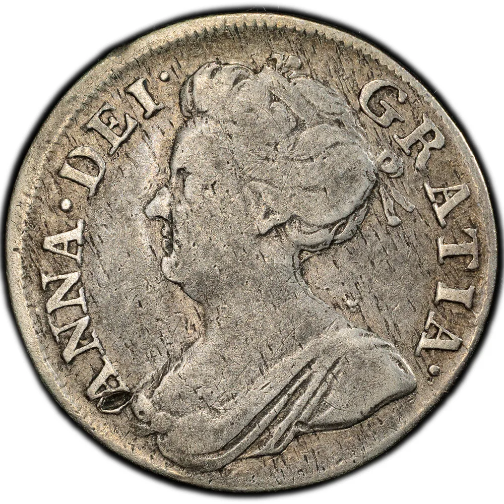 1710 4 Pence Great Britain PCGS Fine Detail S-3595B - Image 2