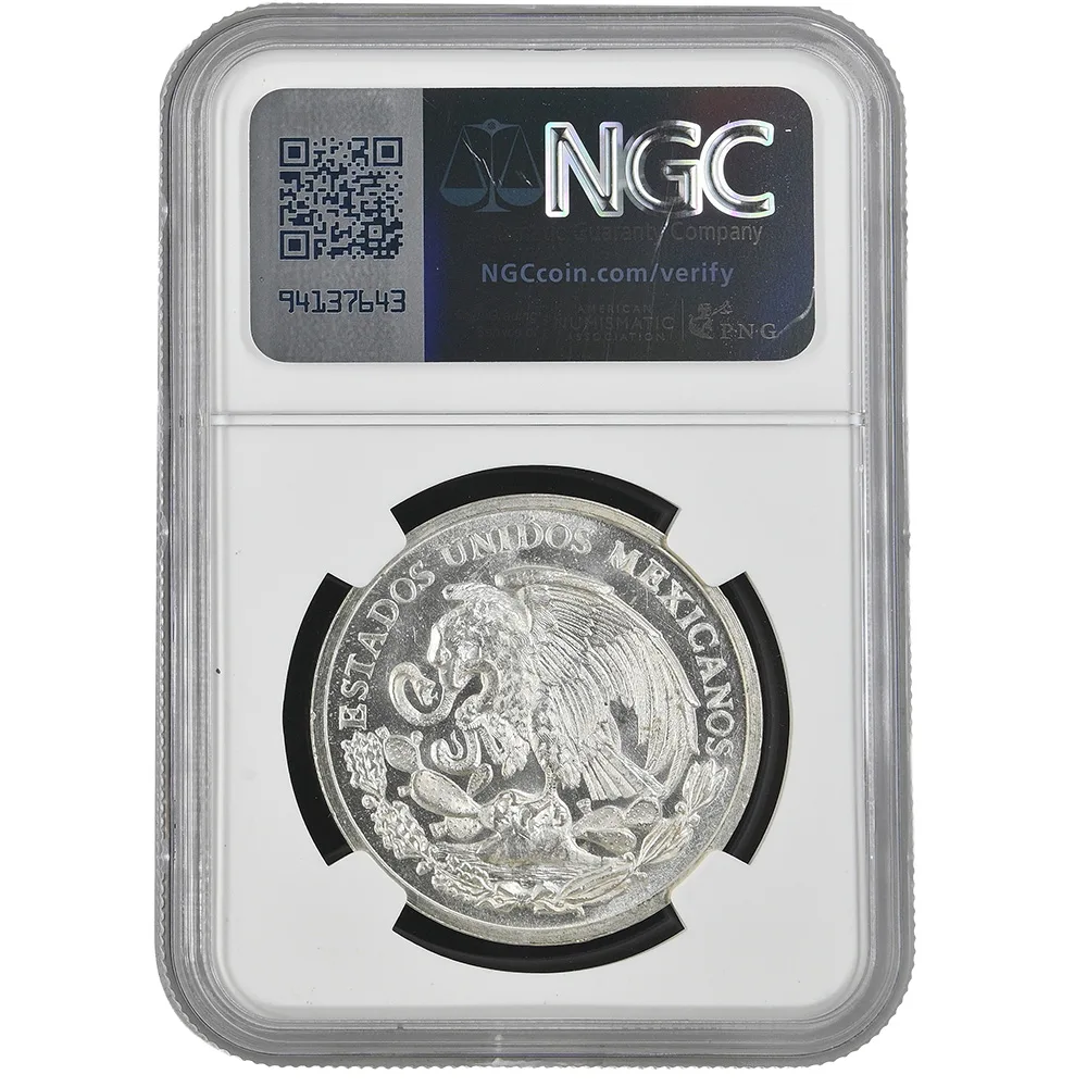 1962 Mexico Cinco De Mayo Medal Grove-800a NGC MS 65