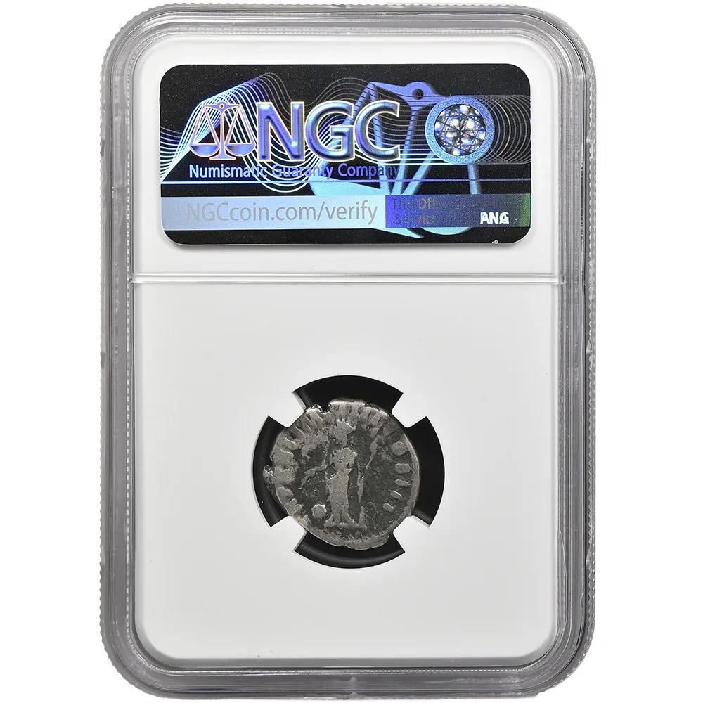 Roman Empire Marcus Aurelius AD 161-180 AR Denarius Rome NGC F