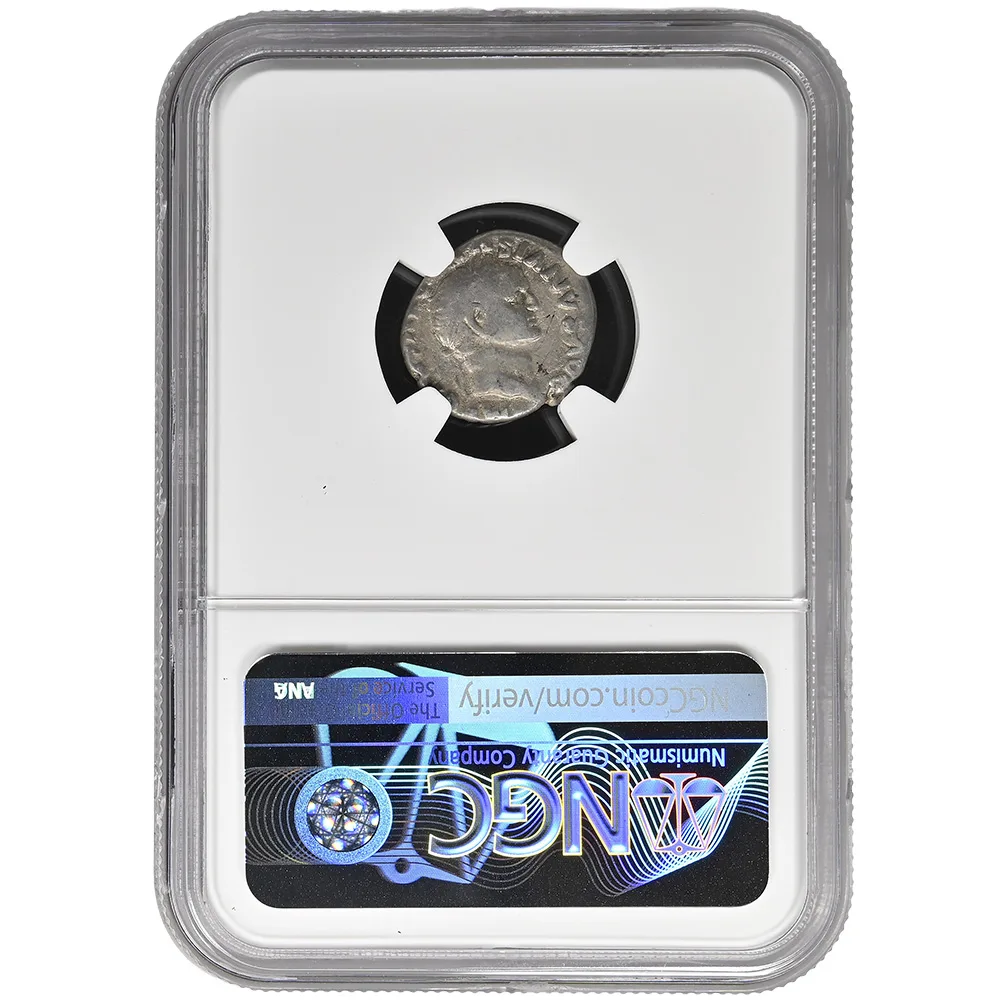 AD 69-79 Vespasian Roman Empire Judea AR Denarius NGC Fine