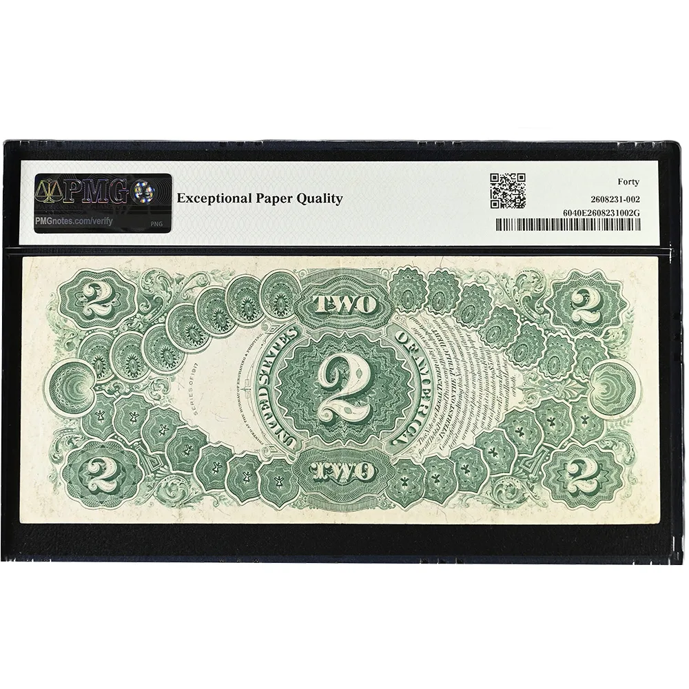 1917 $2 Legal Tender FR#60 PMG XF 40 EPQ
